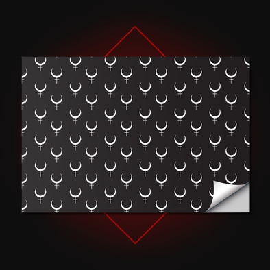 Crescent Moon Wrapping Paper Sheets