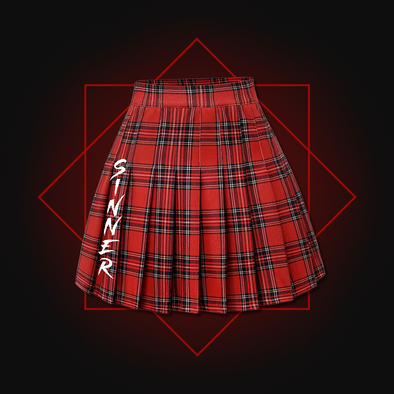 Sinner Plaid Skirt